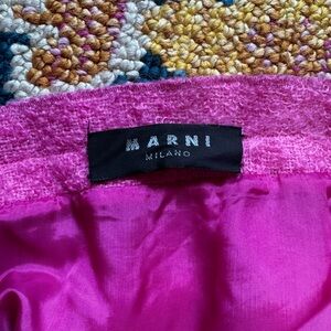 Marni Pink Flounce Skirt